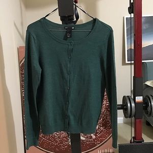 Dark green H&M cardigan